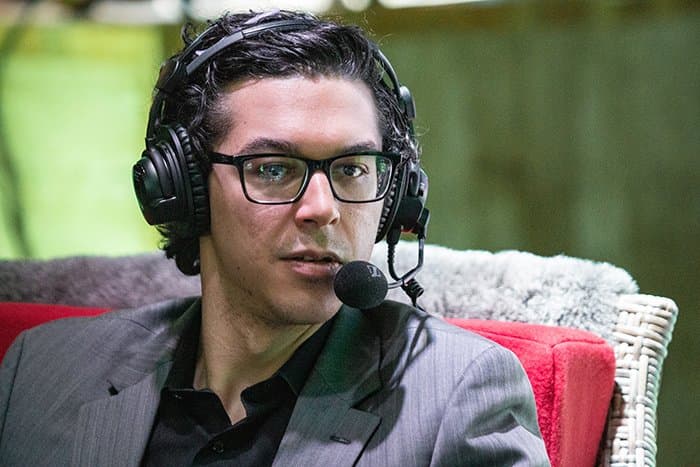 On stage in Denver, 2019