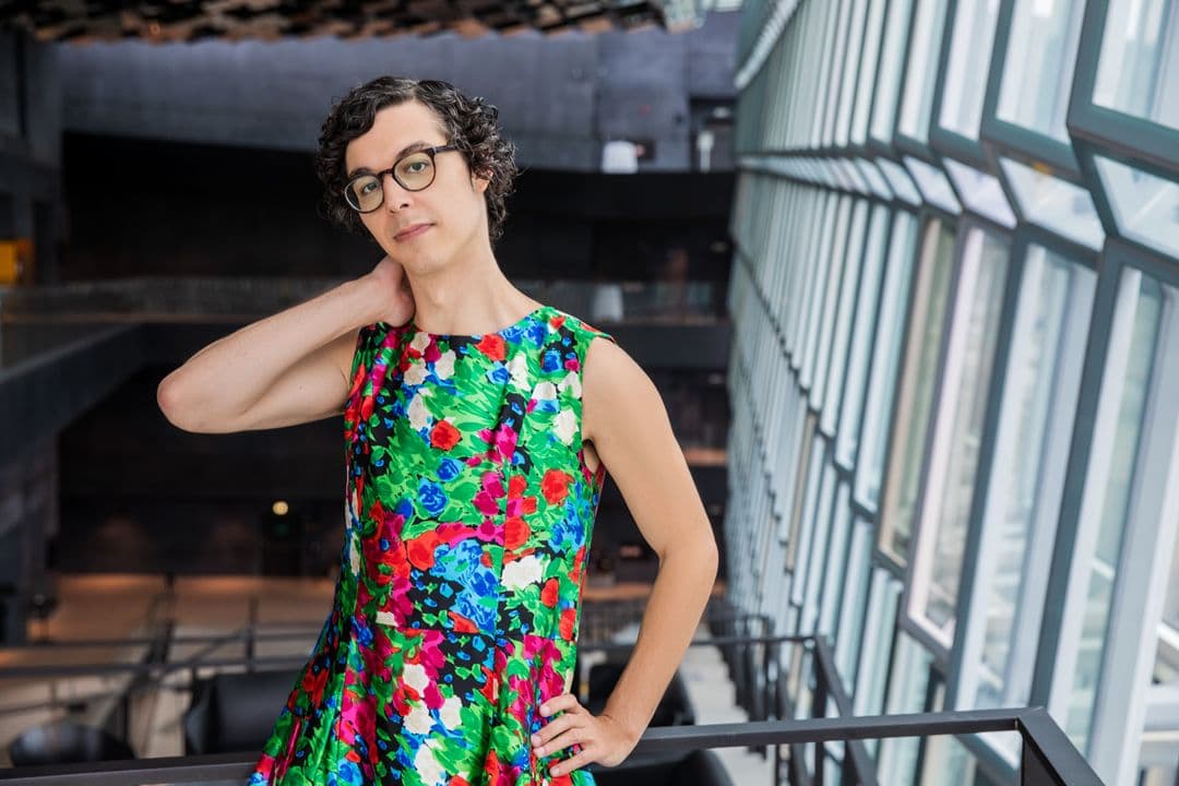 Portrait in Harpa Concert Hall