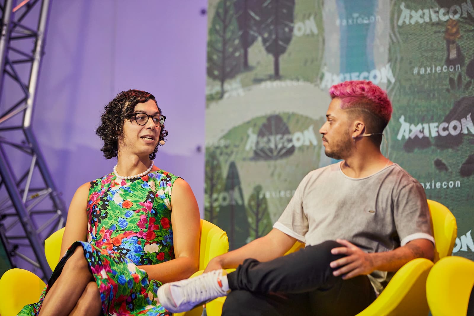 On stage in Barcelona, 2022