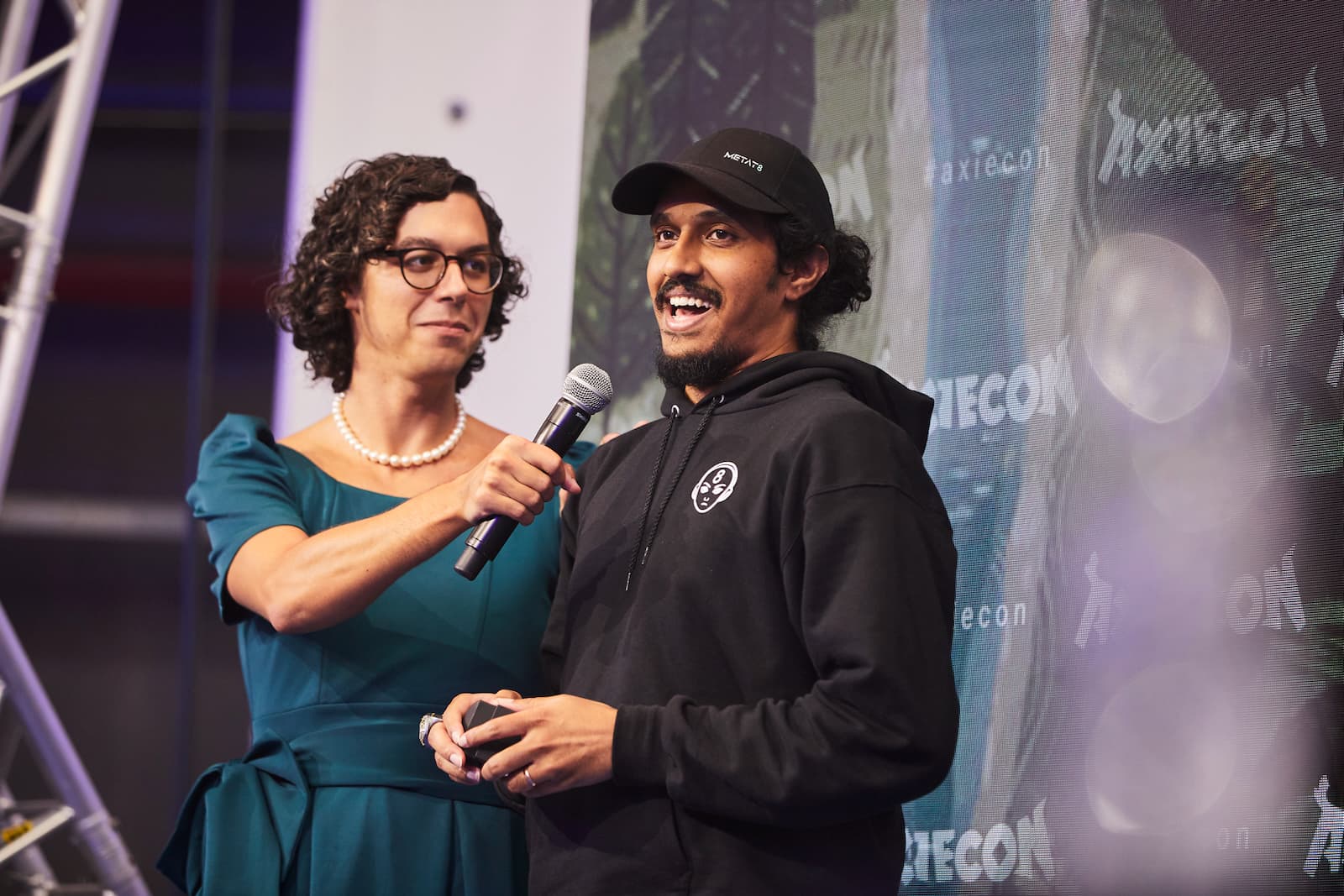 On stage in Barcelona, 2022